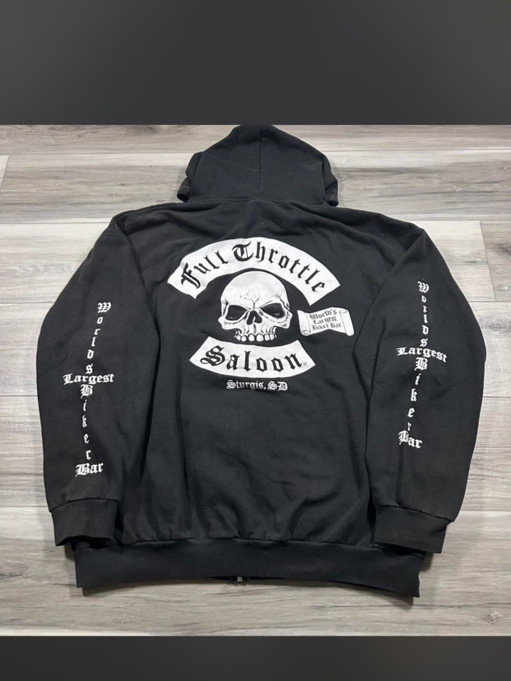 Full throttle zip up hoody XL